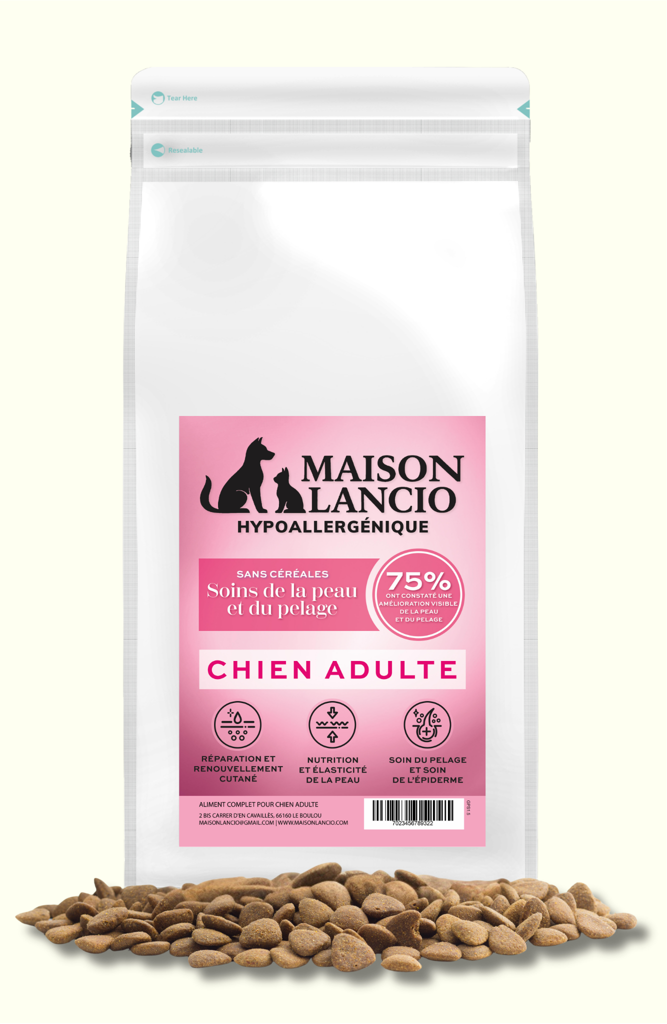 CROQUETTES CHIEN SOIN DE LA PEAU & DU PELAGE